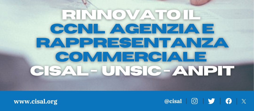 Immagine di copertina di: Ccnl Agenzia e Rappresentanza Commerciale, firmato l’accordo di rinnovo